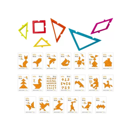 Kit 6 tagliapasta e 20 card creative cookies puzzle - Decora