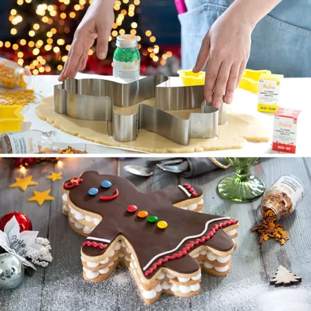 Sagoma inox bimba 28 cm - Decora