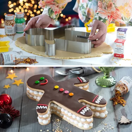 Sagoma inox bimbo 28 cm - Decora