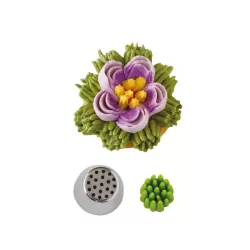 Cornetto blisterato decora n 8 erba e fili sottile - Decora