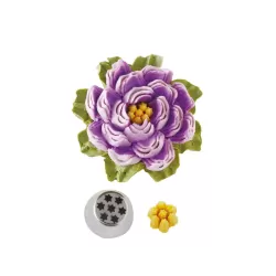 Cornetto blisterato decora n 16 erba e fili frastagliato grande - Decora