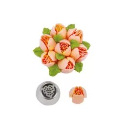 Cornetto blisterato decora fiore con pistilli n 38 - Decora