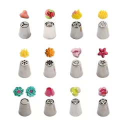 Cofanetto decora nr. 1 - 12 cornetti fiori diretti - Decora 2