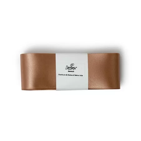 Matassina doppio raso tortora 40 mmx3 m - Decora