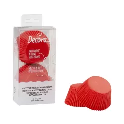 Cf 12 pirottini rosso Ø 5 cm - Decora