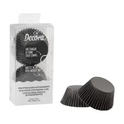 Cf 12 pirottini nero Ø 5 cm - Decora