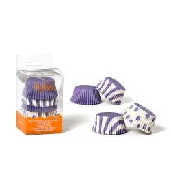 Cf 75 pirottini fantasia lilla 50x32 mm - Decora