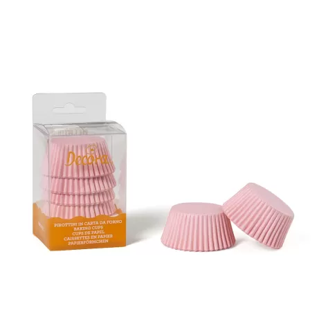 Cf 75 pirottini rosa 50x32 mm - Decora