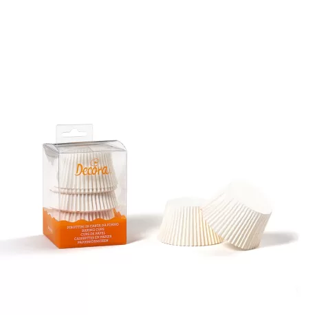 Cf 60 pirottini jumbo bianco 55x45 mm - Decora
