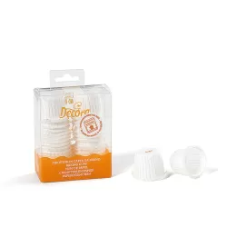 Cf 35 pirottini increspati 30x35 mm bianco - Decora