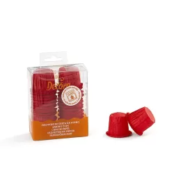 Cf 35 pirottini increspati 30x35 mm rosso - Decora 2