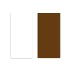 Cf 100 cartine per cartucce marrone & bianco 10x6 cm - Decora