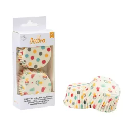 Cf 36 pirottini 50x32 mm baby vintage - Decora