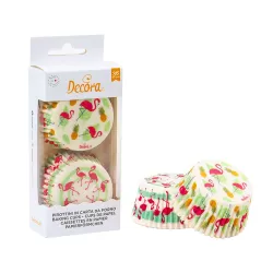 Cf 36 pirottini fenicotteri 50x32 mm - Decora