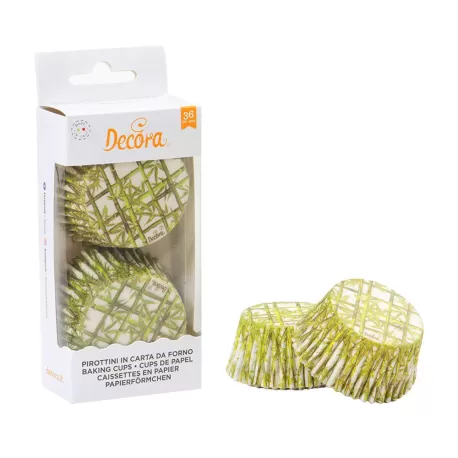 Cf 36 pirottini bamboo 50x32 mm - Decora