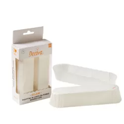Cf 60 pirottini eclair 135x33x28 h mm bianco - Decora