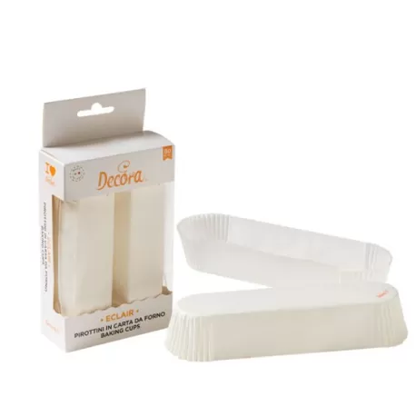 Cf 60 pirottini eclair 135x33x28 h mm bianco - Decora