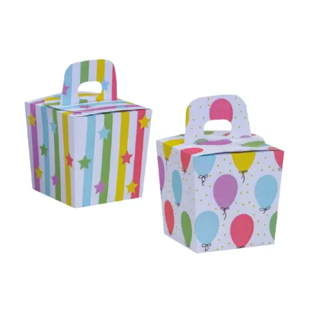 Cf 6 candy boxes balloon e stars - Decora