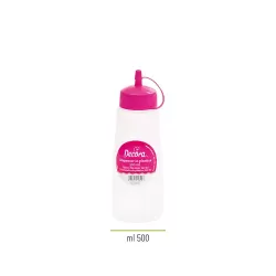 Dispenser decora con tappo fucsia 500 ml - Decora