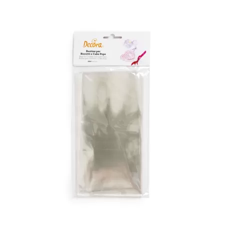 Cf 50 sacchetti trasparenti 10x20 cm - Decora