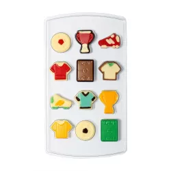 Set stampo termoformato calcio 15x26 cm - Decora 2