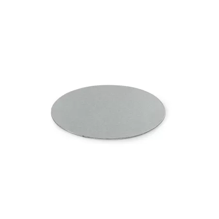 Cakeboard sottile silver Ø 16 cmxh 3 mm 6 inch - Decora