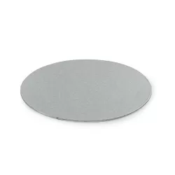 Cakeboard sottile silver Ø 28 cmxh 3 mm 11 inch - Decora