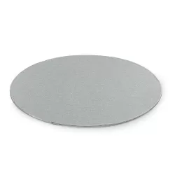 Cakeboard sottile silver Ø 32 cmxh 3 mm 13 inch - Decora