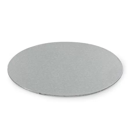 Cakeboard sottile silver Ø 32 cmxh 3 mm 13 inch - Decora