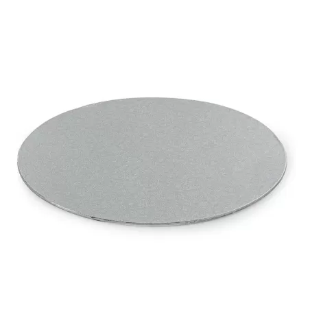 Cakeboard sottile silver Ø 32 cmxh 3 mm 13 inch - Decora