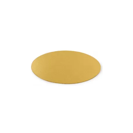 Cakeboard sottile gold Ø 16 cmxh 3 mm 6 inch - Decora