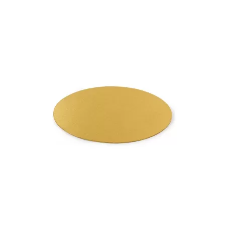 Cakeboard sottile gold Ø 16 cmxh 3 mm 6 inch - Decora