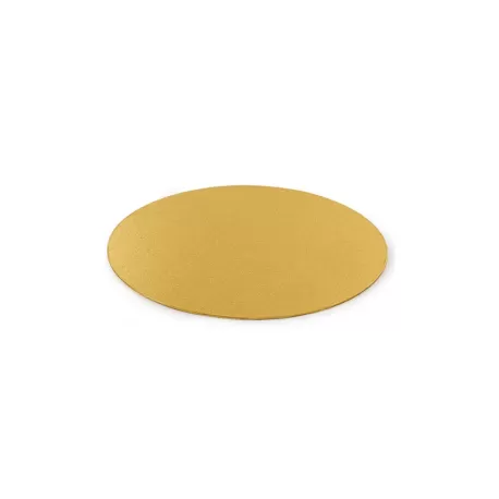 Cakeboard sottile gold Ø 18 cmxh 3 mm 7 inch - Decora
