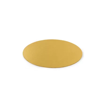 Cakeboard sottile gold Ø 18 cmxh 3 mm 7 inch - Decora