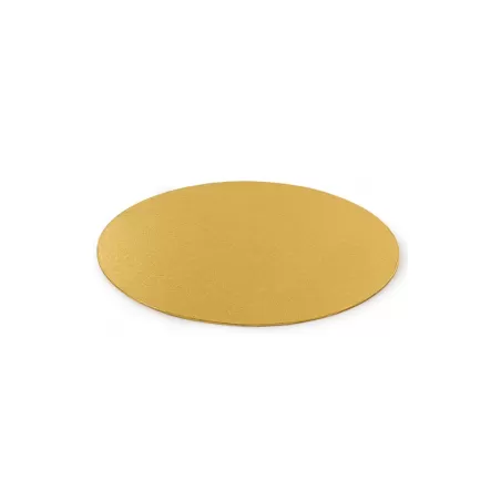 Cakeboard sottile gold Ø 20 cmxh 3 mm 8 inch - Decora