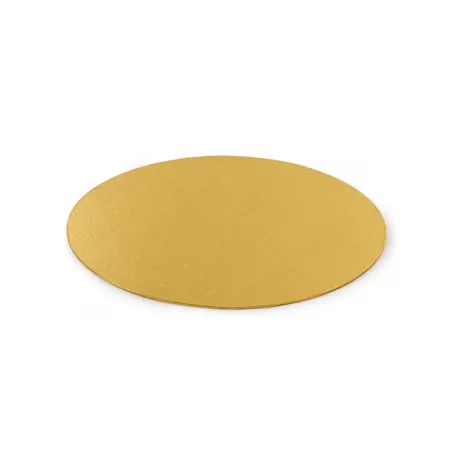 Cakeboard sottile gold Ø 25 cmxh 3 mm 10 inch - Decora
