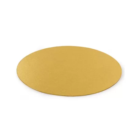 Cakeboard sottile gold Ø 28 cmxh 3 mm 11 inch - Decora