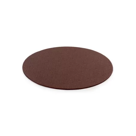 Cakeboard sottile marrone Ø 22 cmxh 3 mm 9 inch - Decora