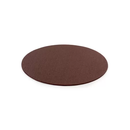 Cakeboard sottile marrone Ø 22 cmxh 3 mm 9 inch - Decora