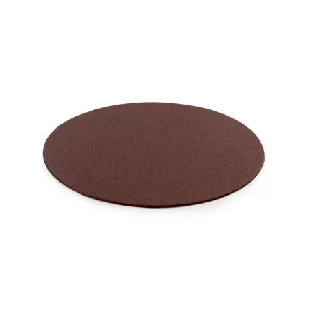 Cakeboard sottile marrone Ø 25 cmxh 3 mm 10 inch - Decora