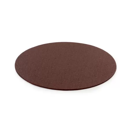 Cakeboard sottile marrone Ø 28 cmxh 3 mm 11 inch - Decora