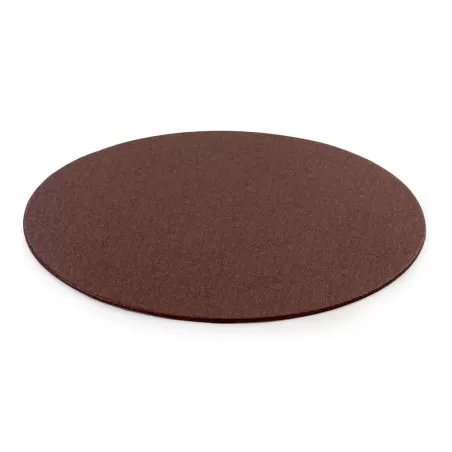 Cakeboard sottile marrone Ø 32 cmxh 3 mm 13 inch - Decora