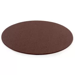 Cakeboard sottile marrone Ø 36 cmxh 3 mm 14 inch - Decora