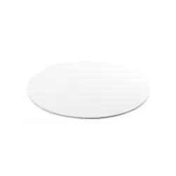 Cakeboard sottile bianco Ø 25 cmxh 3 mm 10 inch - Decora
