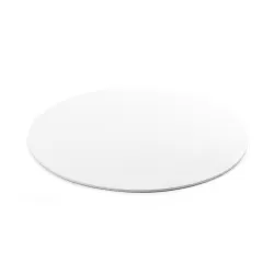 Cakeboard sottile bianco Ø 30 cmxh 3 mm 12 inch - Decora