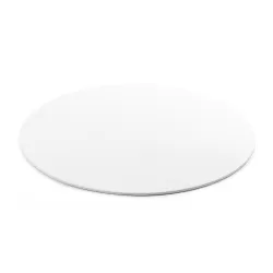 Cakeboard sottile bianco Ø 32 cmxh 3 mm 13 inch - Decora
