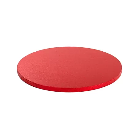 Cakeboard red Ø 36xh 1,2 cm 14 inch - Decora
