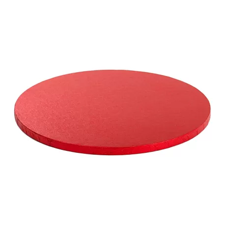 Cakeboard red Ø 45xh 1,2 cm 18 inch - Decora