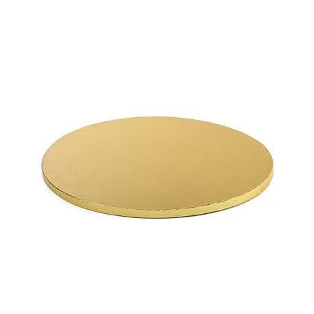 Cakeboard gold Ø  36xh 1,2 cm 14 inch - Decora