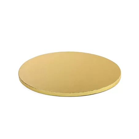 Cakeboard gold Ø  36xh 1,2 cm 14 inch - Decora